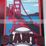 giants baseball commemorate luggage tag