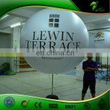 Advertising Customized Inflatable Stand LED Light Ball Tripod Balloon With Logo Printing