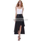 Belle Poque Women's Black Vintage Retro Gothic Style Irregular Skirt 37" BP000344-1 thumbnail-2