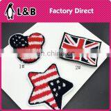 2017 Winter Patches Badges Flannel Fabric Sew on Embroidery Patches