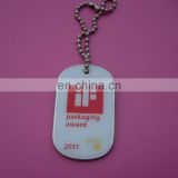 printing your own personalized logo human dog tag with necklace