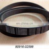 AUTO Car Spare Parts Auto Fan Belts OEM 90916-02598