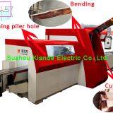 Automatic bus bar processing machine for cutting, bending and punching