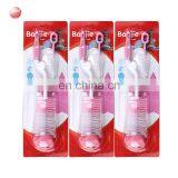 New Bottle Nipple Brush Set Wholesale Silicone Baby Bottle Cleaning Brush thumbnail-1