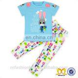 Cute Baby Bunnie 2pc Outfit Easter Pajamas Boutique Girl Clothing thumbnail-1