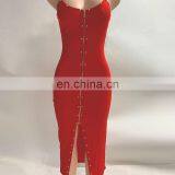 LAITE D2138 Summer Women Casual Dresses Ladies Backless Sleeveless Sexy Dress thumbnail-1