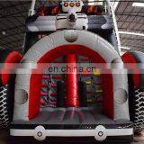 All in One Kids Steam Train Theme Inflatable Obstacle Course Bounce House for Sale thumbnail-4