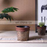 Latest Arrival Garden Succulent Planter Custom Logo Cheap Antique Porcelain Flower Pots for Home thumbnail-1