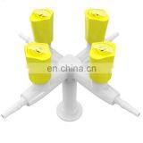Lab Accessories 4-ways Brass Laboratory Gas Tap