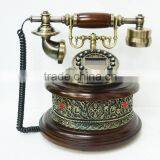 Vintage Wooden Telephone,Old Fashion Phone thumbnail-1