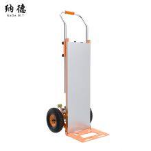 Warehouse Industrial Storage Tool 2 Wheels Steel 200kg Capacity Hand Carts Trolley