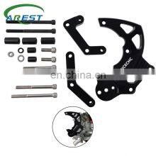 Carest 6061 T6 Aluminum LS R4 A/C High Mount Bracket for LQ LS2 LS3 LS6 Vortec Truck Engines Triangles Mount Bracket