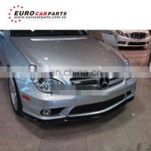 CLS Class W219 CLS63 Carbon Finber Front Spoiler for W219 CLS63 to Cason Style Carbon Finber Front Lip After 2012 Year thumbnail-2