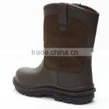 Best Quality Brown Color Pull-up Rubber Sole Safety Rigger Boots thumbnail-4