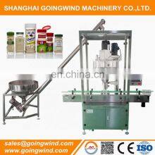 Automatic Spice Jars Packaging Machines Auto Spice Powder Plastic Bottle Jar Filling Machine Cheap Price for Sale thumbnail-1