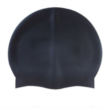 Monochrome Unprinted Silicone Swim Cap thumbnail-2