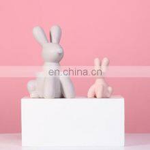 Creative Wedding Dog Rabbit Childhood Birthday Gift Animal Art Cute Balloon Dog Handmade Ceramic Sculpture Decoration thumbnail-4