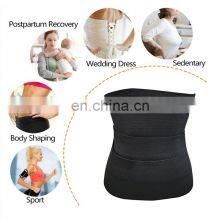 Hot Sale Custom Logo Flat Tummy Wrap 4 Meters Elastic Band Women Shaper Waist Trainer Body Slimming Belt thumbnail-5