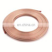 High quality Refrigeration air conditioner connecting  copper pipe  manufacture pancake coil capillary copper coil copper tube