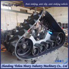 Corn Harvester Modified With Anti Sinking Half Chain Rail for Mud Harvesting, no Worries thumbnail-5