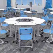 Modern High School Furniture Connection College Student Desk and Chair thumbnail-4