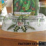 Luxury Glass Candle Jar / Pincone Candle Holder/ Wedding Crystal Candelbra Wholesale