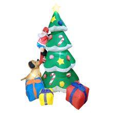 Inflatable Christmas Tree With Inflatable Snow Globe – Perfect for Xmas Decor