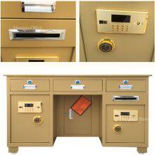 Mesa de Trabalho com Trava Multifuncional com Cofre Escondido, Ranura para Moedas e Buracos para Cabos de CPU – Design em Aço Espessado para Estações de Trabalho Seguras thumbnail-3