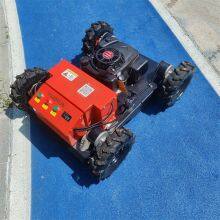 Agricultural Robotic Gasoline Electric Motor Driven Remote Control Mower With Tracks thumbnail-4