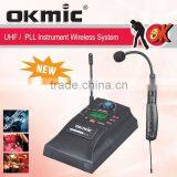 OK-8R Instrument Performance UHF/PLL Wireless Microphone