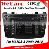 Wecaro in Dash Touch Screen Android 4.4.4 Car Radio Gps Dvd Player for Mazda 3 Factory Gps Navigation System 2009 2010 2011 2012 thumbnail-4