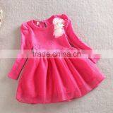 Kids Dress For 3-7 Y Girls New Pattern Children Spring Girl Dress 2015 Fashion Kids Flower Girls Dress thumbnail-2