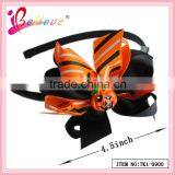 2014 Crazy Hot Sale Wholesale Holiday Hair Accessories Ribbon Bow Halloween Headband (TK1-0900-1) thumbnail-1