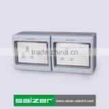 Salzer Double switch socket IP56 Weatherproof