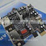 PCI-e SATA ESATA Adapter Card thumbnail-3
