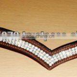 Crystal Browband English Leather thumbnail-1