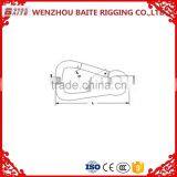 Hot Selling High Quality ALUMINUM CARABINER Yellow or Gold SPRING HOOK China Rigging Hardware Manufacture thumbnail-3