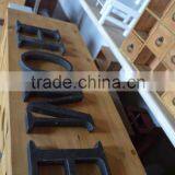 Vintage Black MDF Cheap Factory Price Wall Letter for New Product
