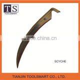 Steel Grass Tooth Sickle 34cm With Wooden Handle on Hot Sale thumbnail-4