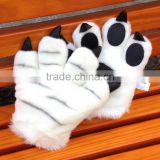 Wholesale Plush Monster Claw Paw Cosplay Toy Gloves