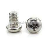 Round Head Screw Pan Head Cross Screw M1 M1.2 M1.4 M1.6