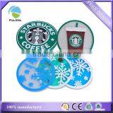 Color Winter Snowflake Christmas Soft Pvc Decorative Mat Coaster thumbnail-3