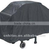 BBQ Grill Cover -Heavy Duty Outdoor - Medmium Size - Black & Forest Green Avail. thumbnail-1