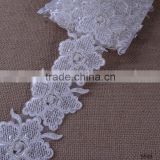 Wholesale national brown flower beaded fancy lace design with sequin