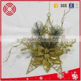 Hanging Iron Star With Flower Ornament Christmas Decoration thumbnail-6