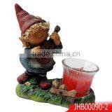 Customized Resin Lifelike Scarecrow Figurine With Candle/cup thumbnail-1
