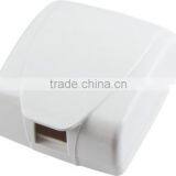 New Arrival Wholesaler Luxury Wallpad for Wall Switch Socket Outlet 86 Type White Waterproof Electrical Plastic Box Enclosures thumbnail-1