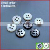 Factory Custom White Round Crystal Badge Buttons for Wedding Dress thumbnail-3