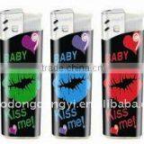 CR Refillable Electronic Lighter With Pvc