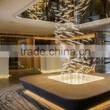 Large Sheet Mirror Glass Decoration Restaurant Ceiling Decoration Designing thumbnail-2